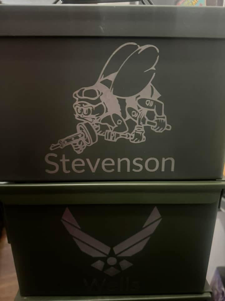 Custom Engraved Metal Ammo Cans 🔥