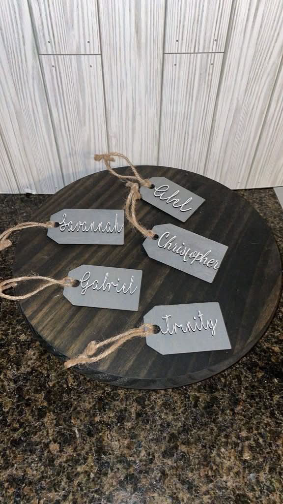 🏷️ Personalized Layered Name Tags ✨