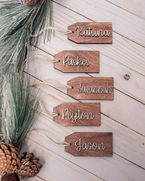 🏷️ Personalized Layered Name Tags ✨
