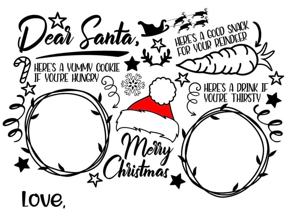 🎅 Personalized Santa Treat Trays 🎄🍪🥛