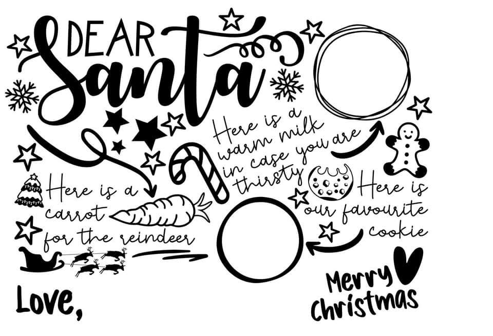 🎅 Personalized Santa Treat Trays 🎄🍪🥛