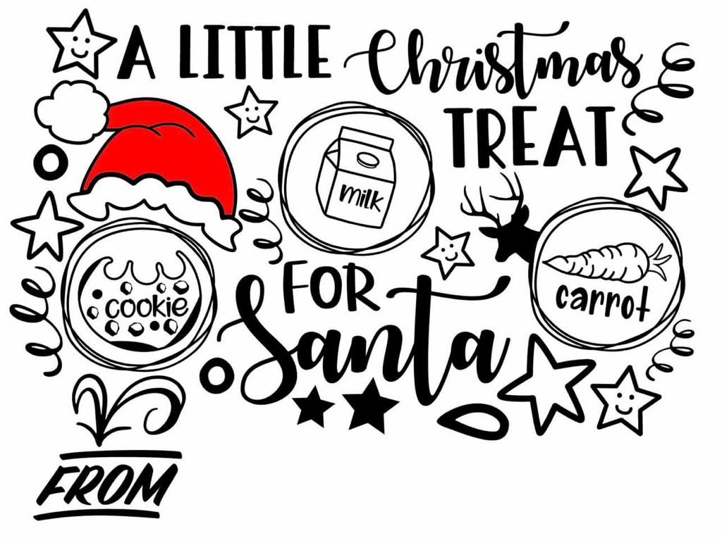 🎅 Personalized Santa Treat Trays 🎄🍪🥛