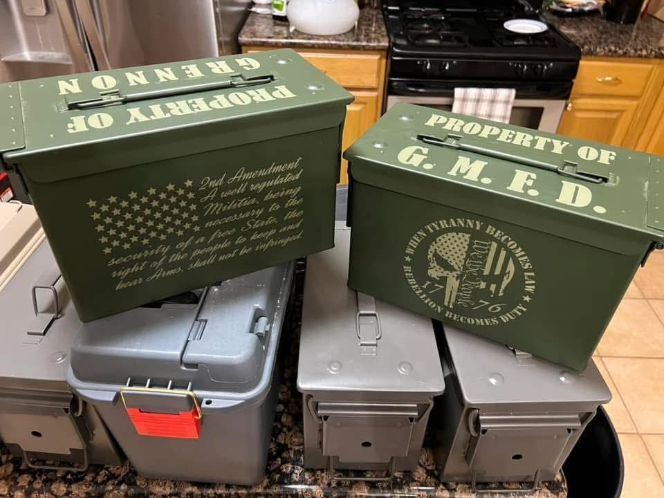 Custom Engraved Metal Ammo Cans 🔥