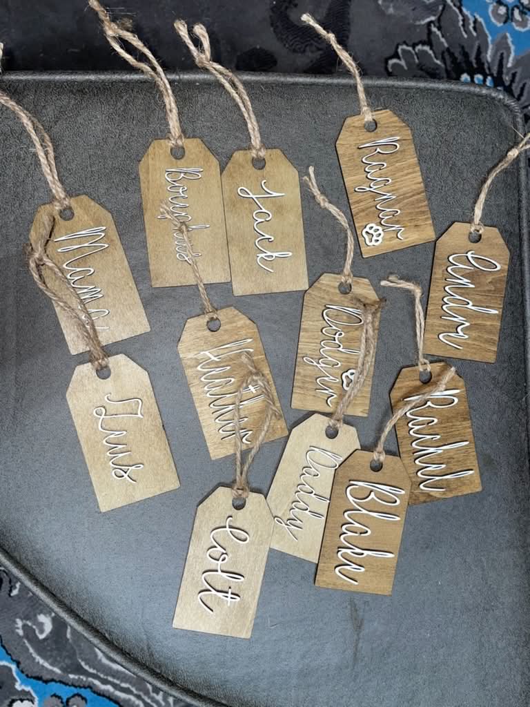 🏷️ Personalized Layered Name Tags ✨